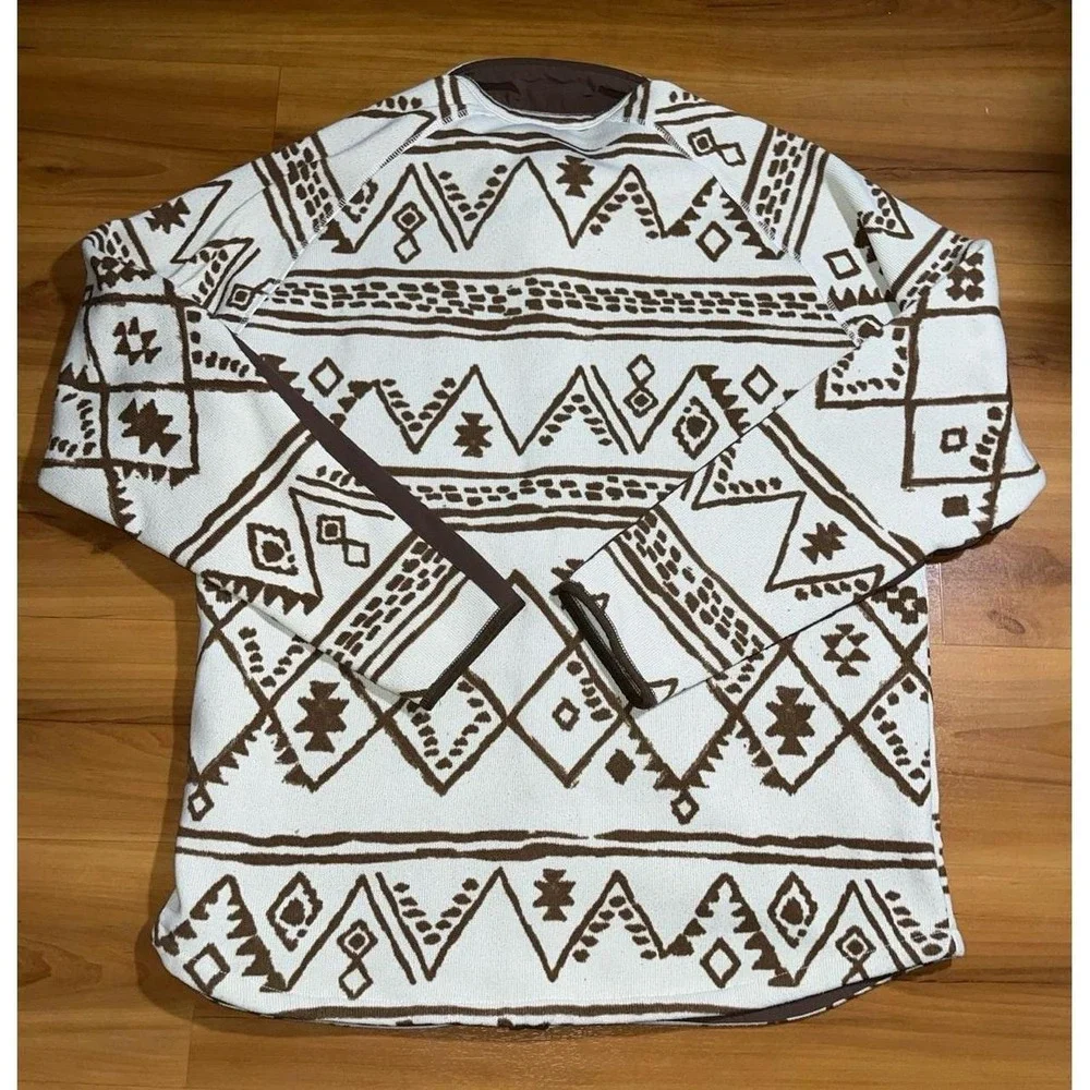 Mens The North Face Gordon Lyons Aztec Print Snap Button Shirt Jacket Shacket